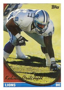 Kelvin Pritchett Detroit Lions 1994 Topps NFL #393